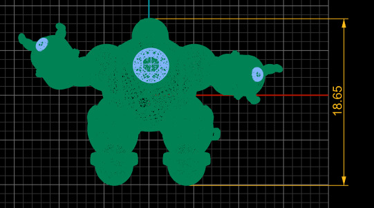 ROBBOT PENDANT 3D print model_6