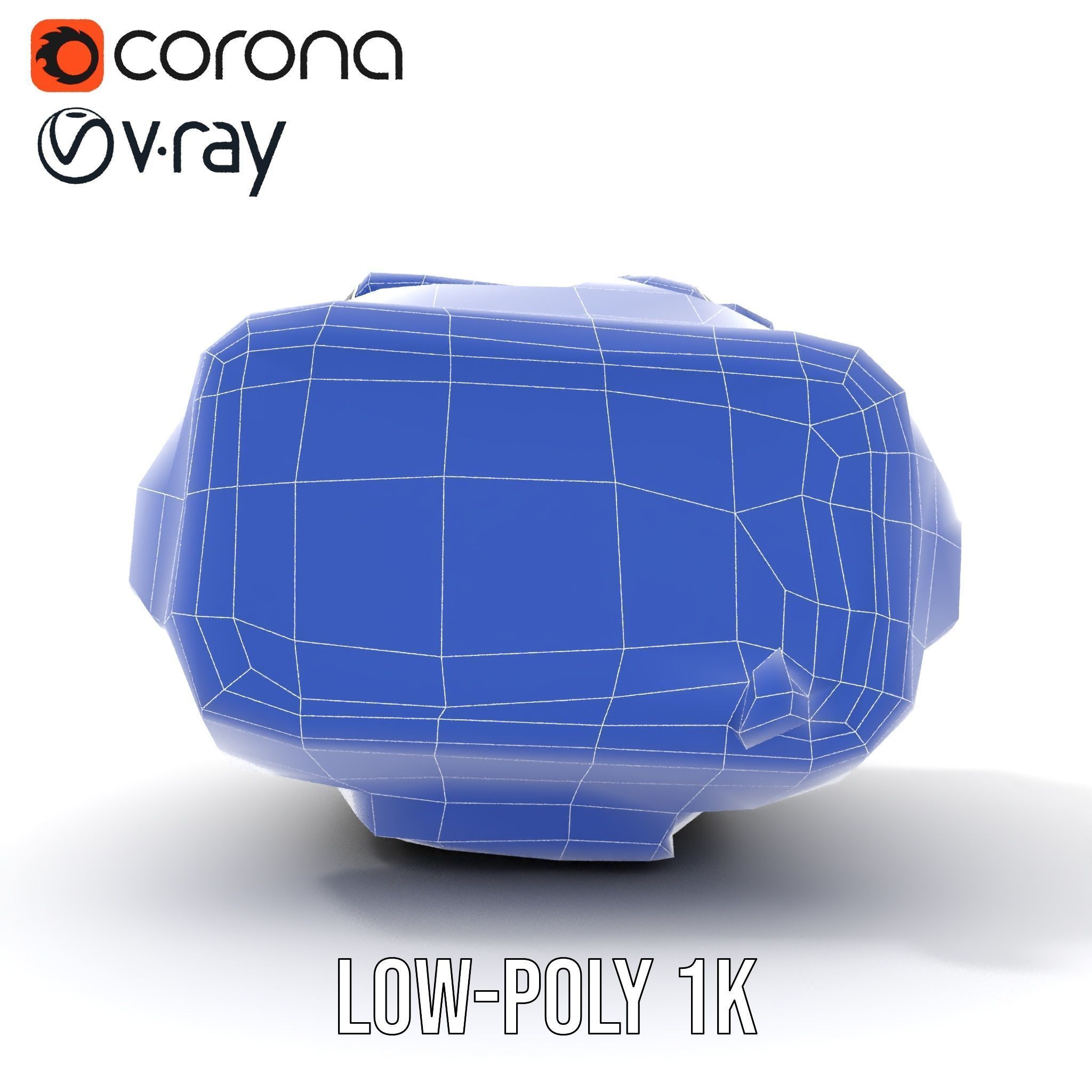 Futuristic Wrist Device model pack Low-poly 3D model_29