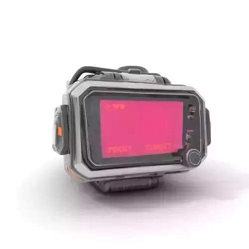 Futuristic Wrist Device model pack Low-poly 3D model
