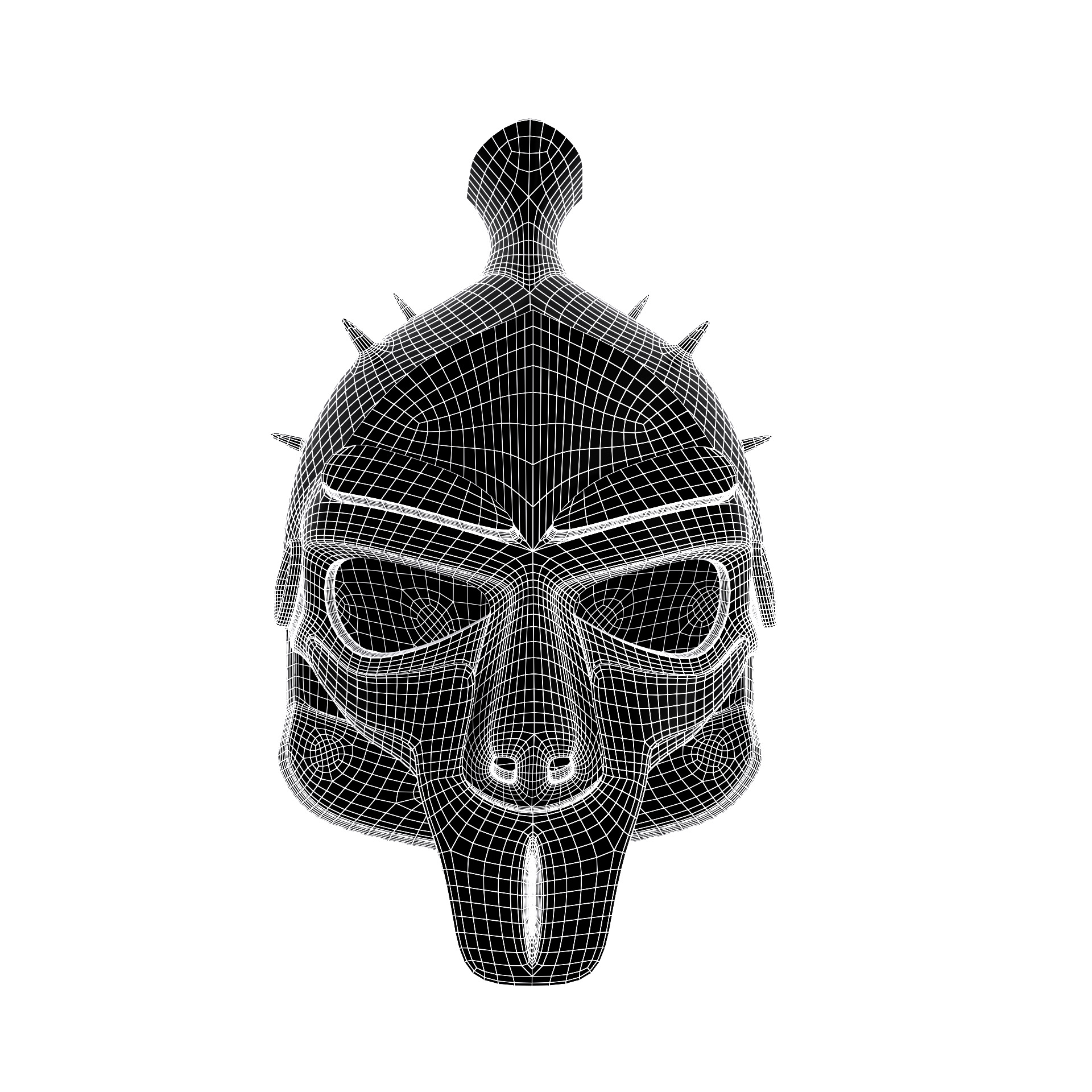 Gladiator Helmet 3D model_7