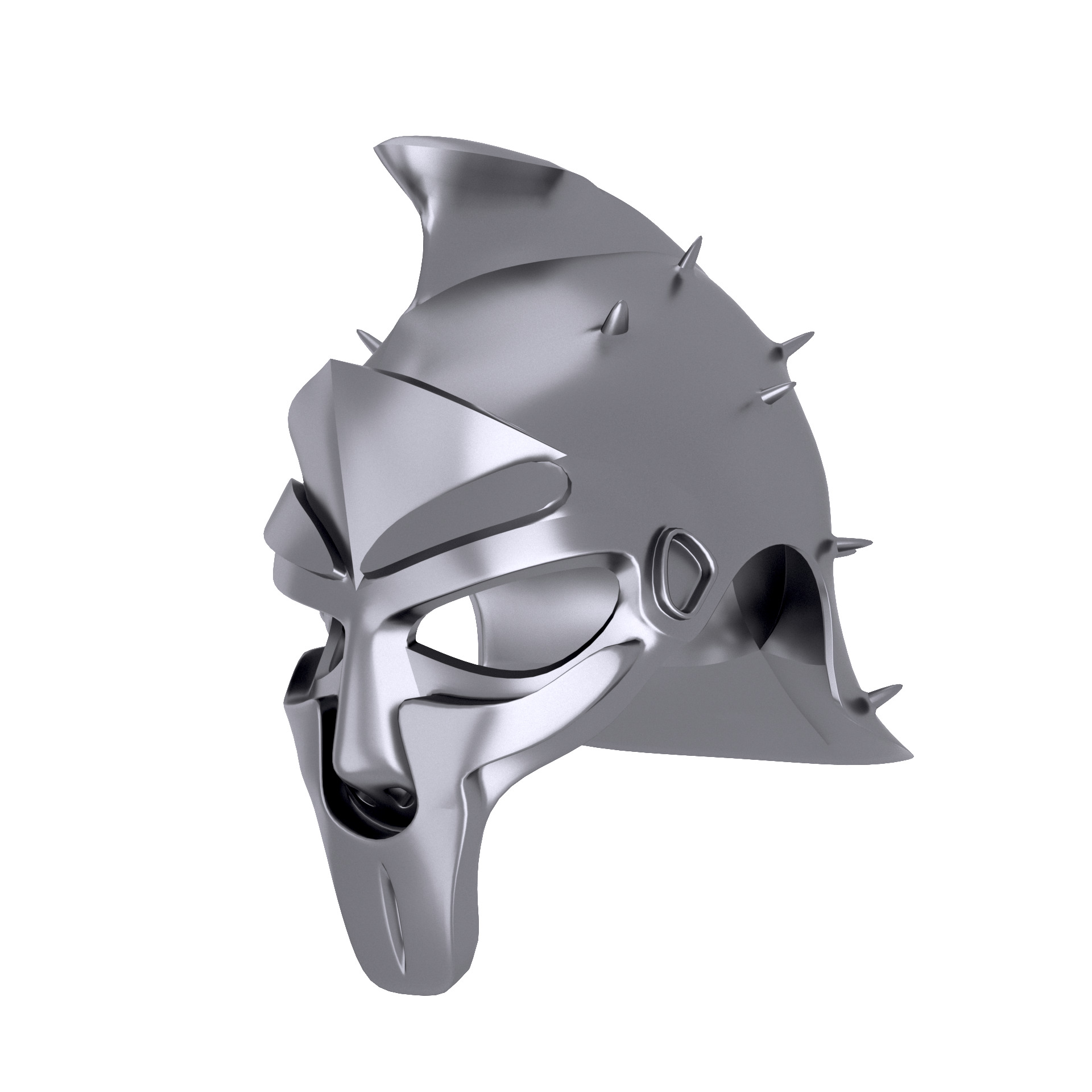 Gladiator Helmet 3D model_3