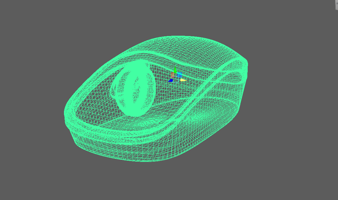 Realistic Computer Mouse 3D Model Low-poly 3D model_3