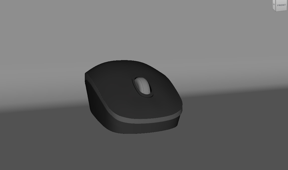 Realistic Computer Mouse 3D Model Low-poly 3D model_1