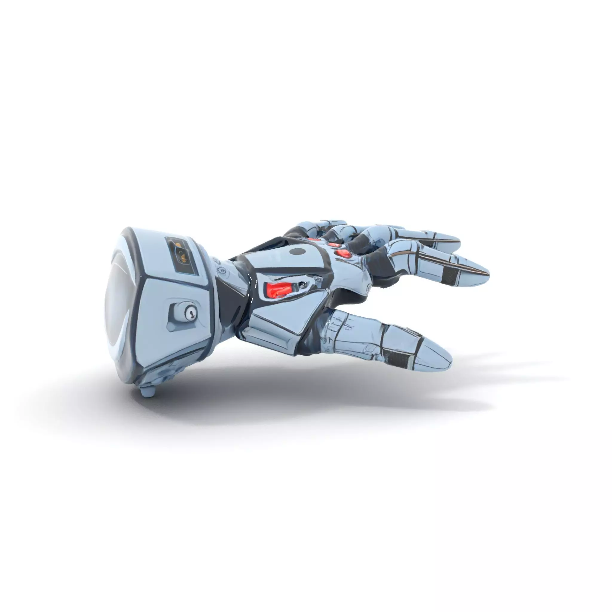 Robotic Hand Model Pack for SciFi and Futuristic Applications Low-poly 3D model_0