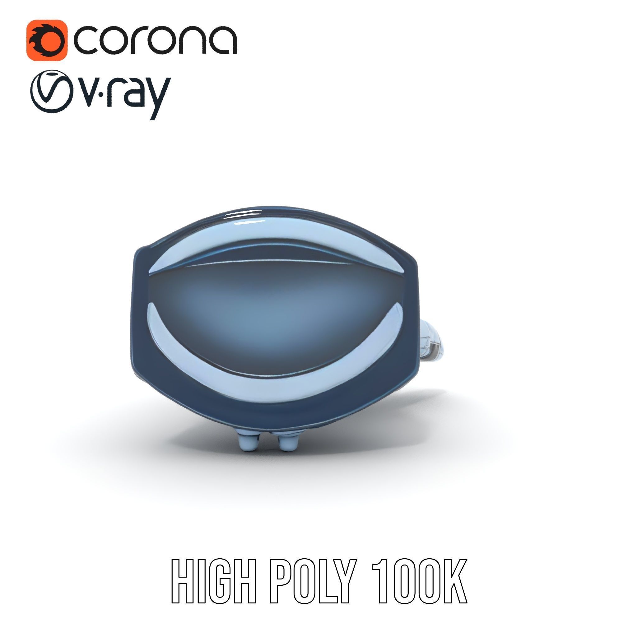 Robotic Hand Model Pack for SciFi and Futuristic Applications Low-poly 3D model_34