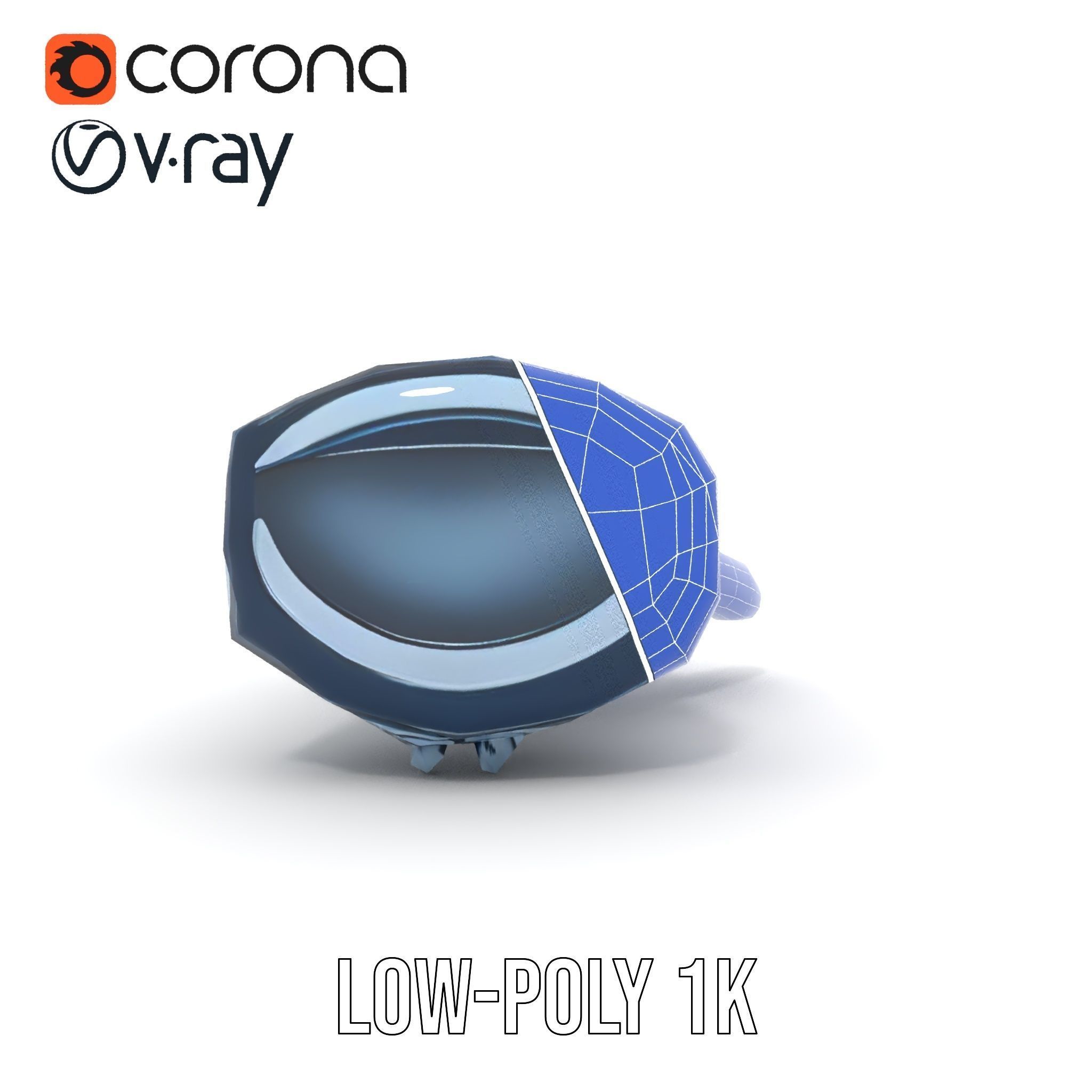 Robotic Hand Model Pack for SciFi and Futuristic Applications Low-poly 3D model_28