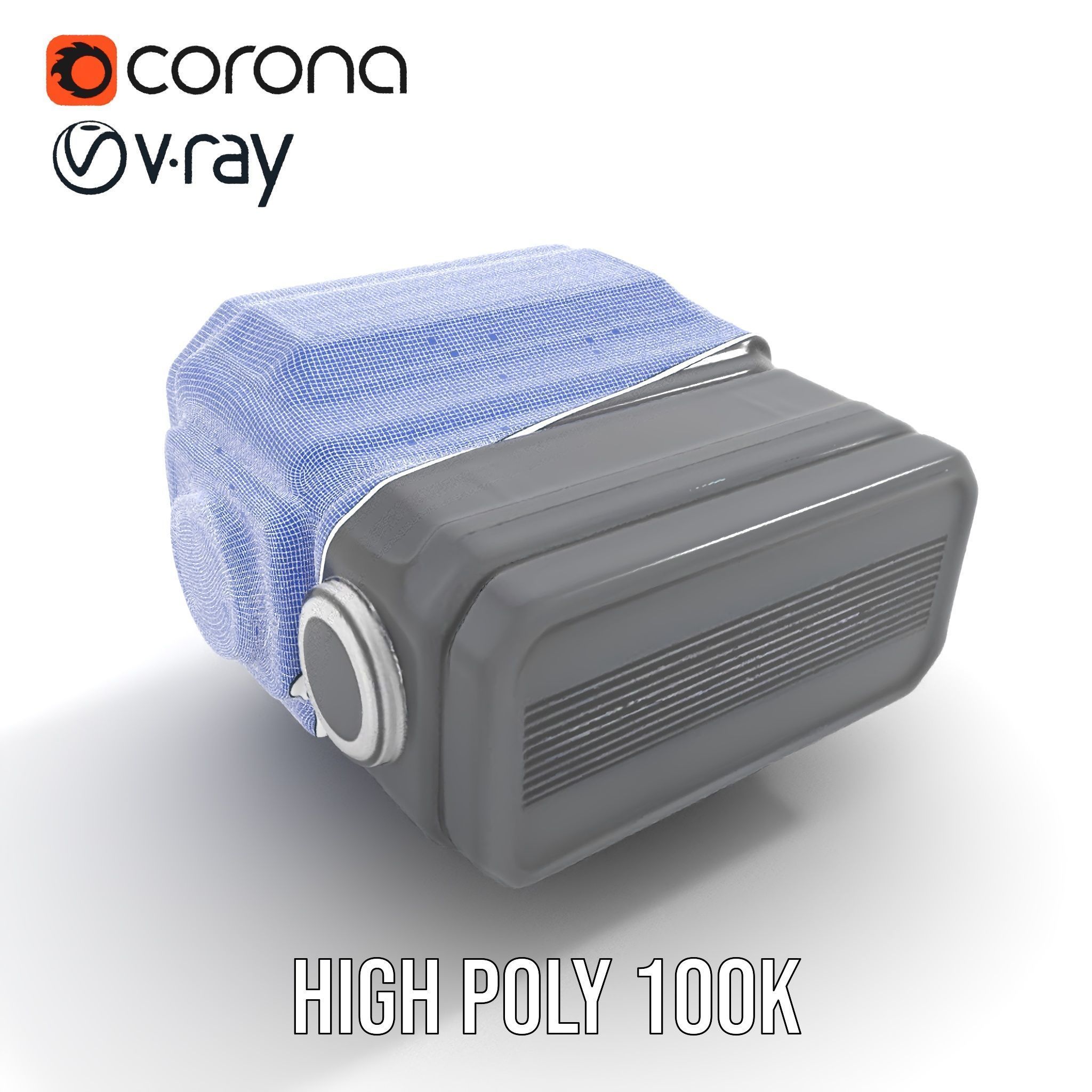 Futuristic Camera Model Pack with Advanced Features Low-poly 3D model_27