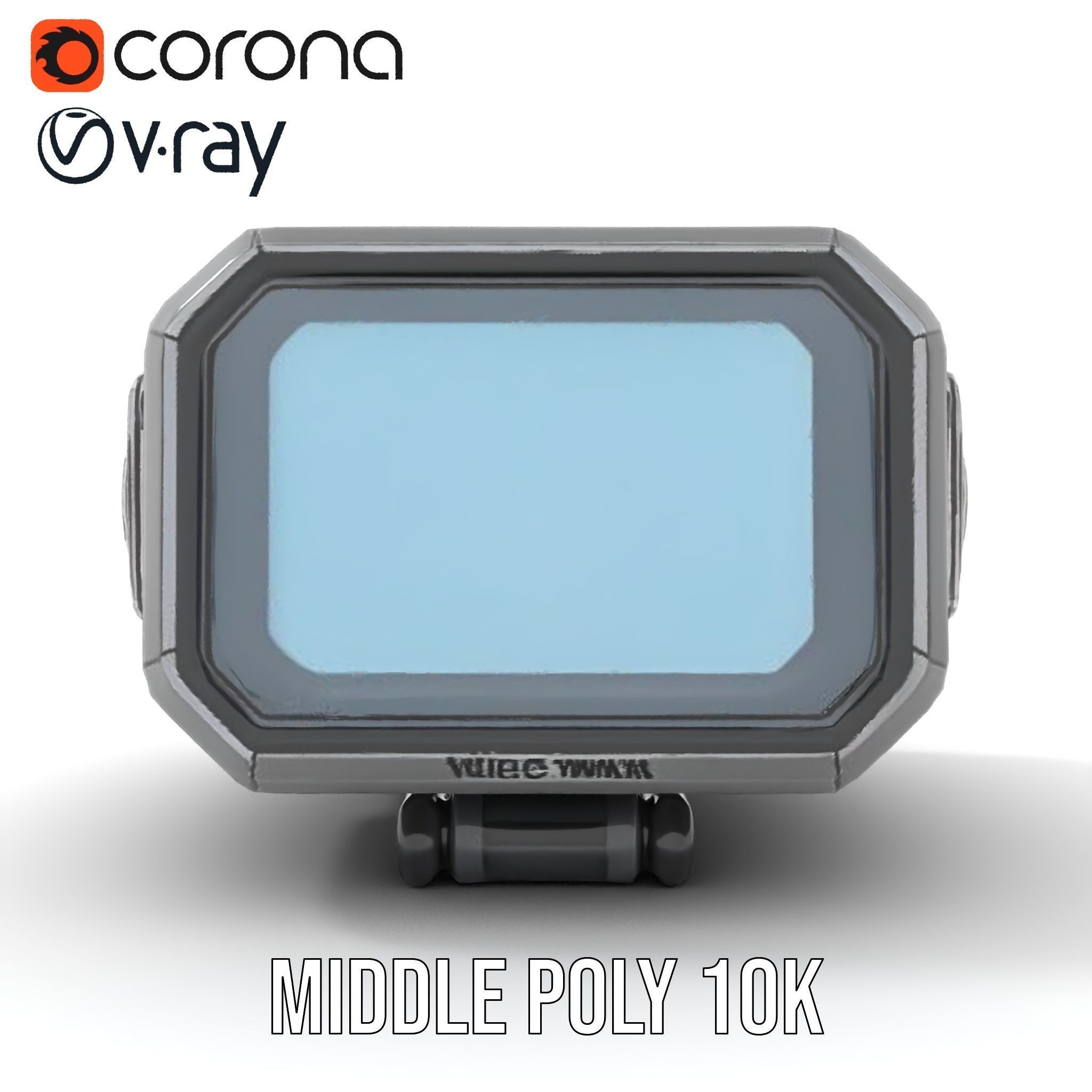 Futuristic Camera Model Pack with Advanced Features Low-poly 3D model_14