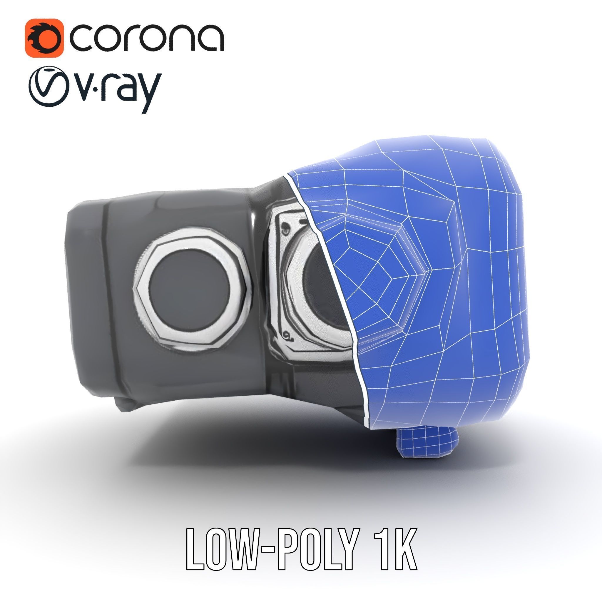Futuristic Camera Model Pack with Advanced Features Low-poly 3D model_21