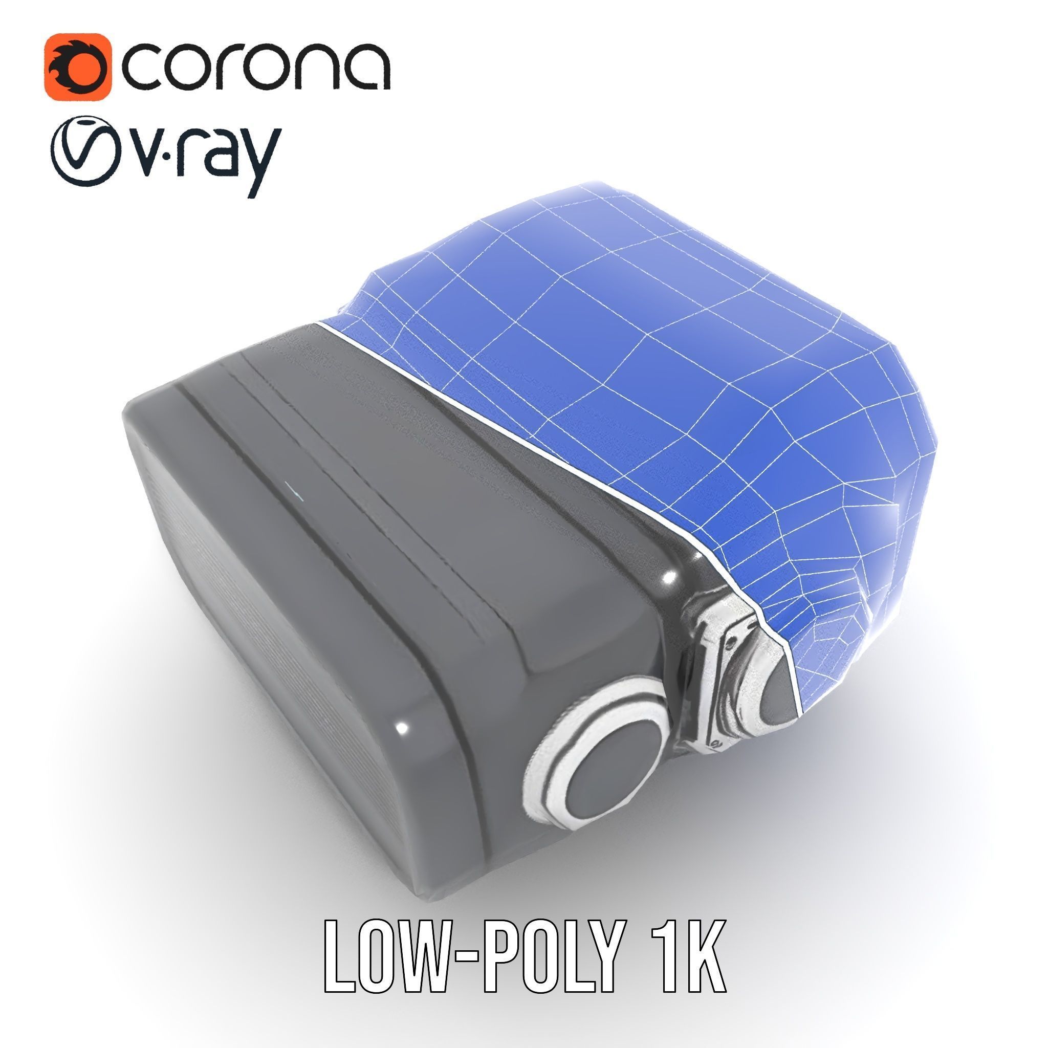 Futuristic Camera Model Pack with Advanced Features Low-poly 3D model_32