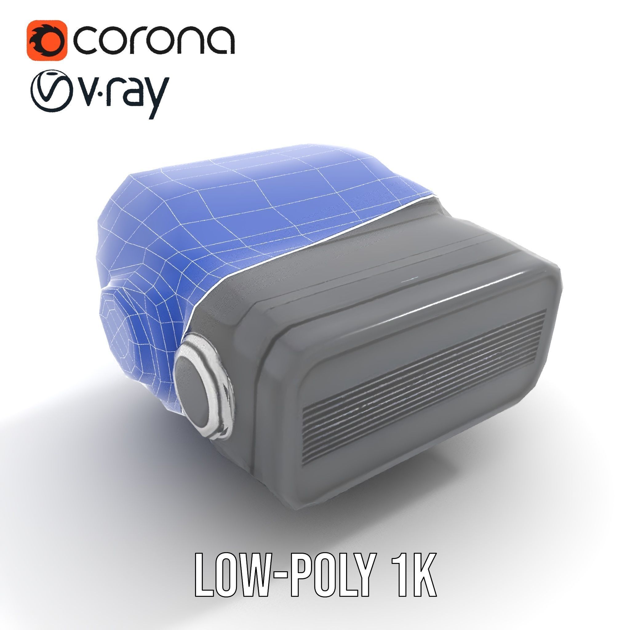 Futuristic Camera Model Pack with Advanced Features Low-poly 3D model_18