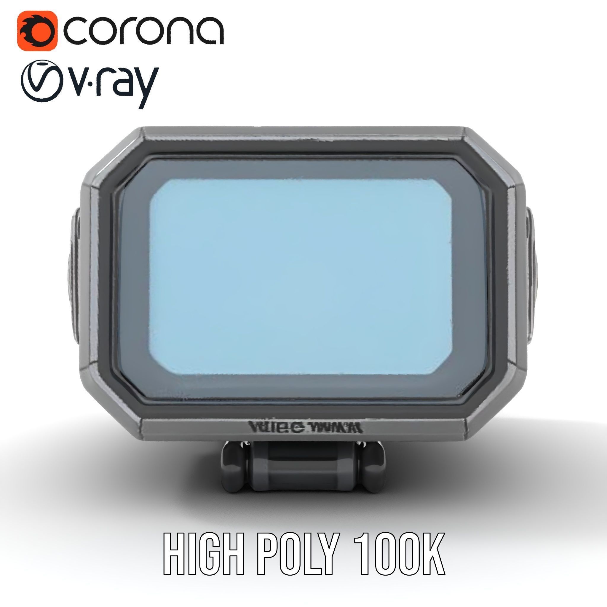 Futuristic Camera Model Pack with Advanced Features Low-poly 3D model_19