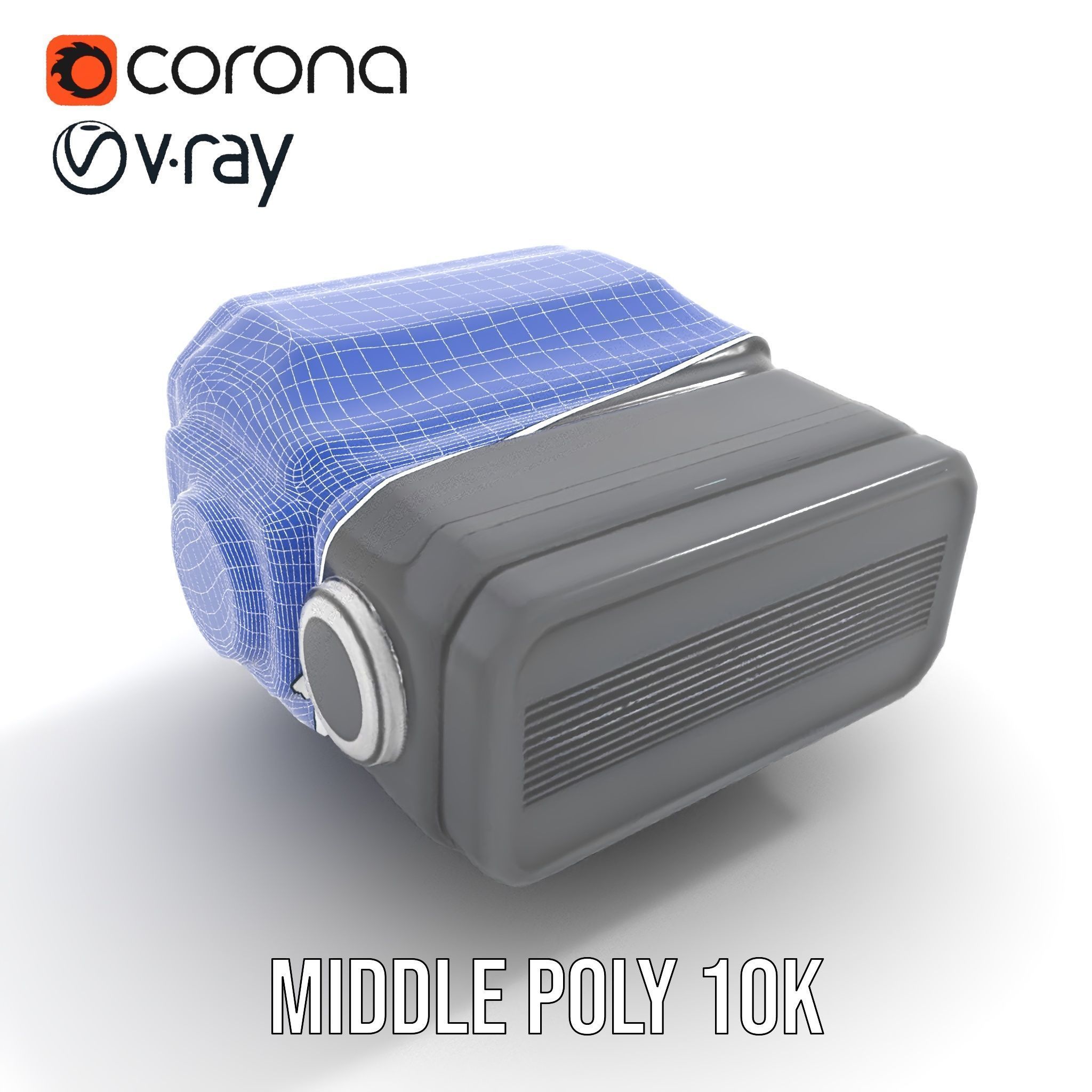 Futuristic Camera Model Pack with Advanced Features Low-poly 3D model_12
