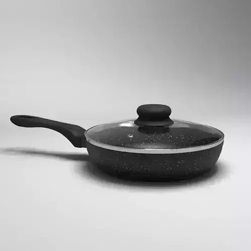 frying pan 26cm Low-poly 3D model