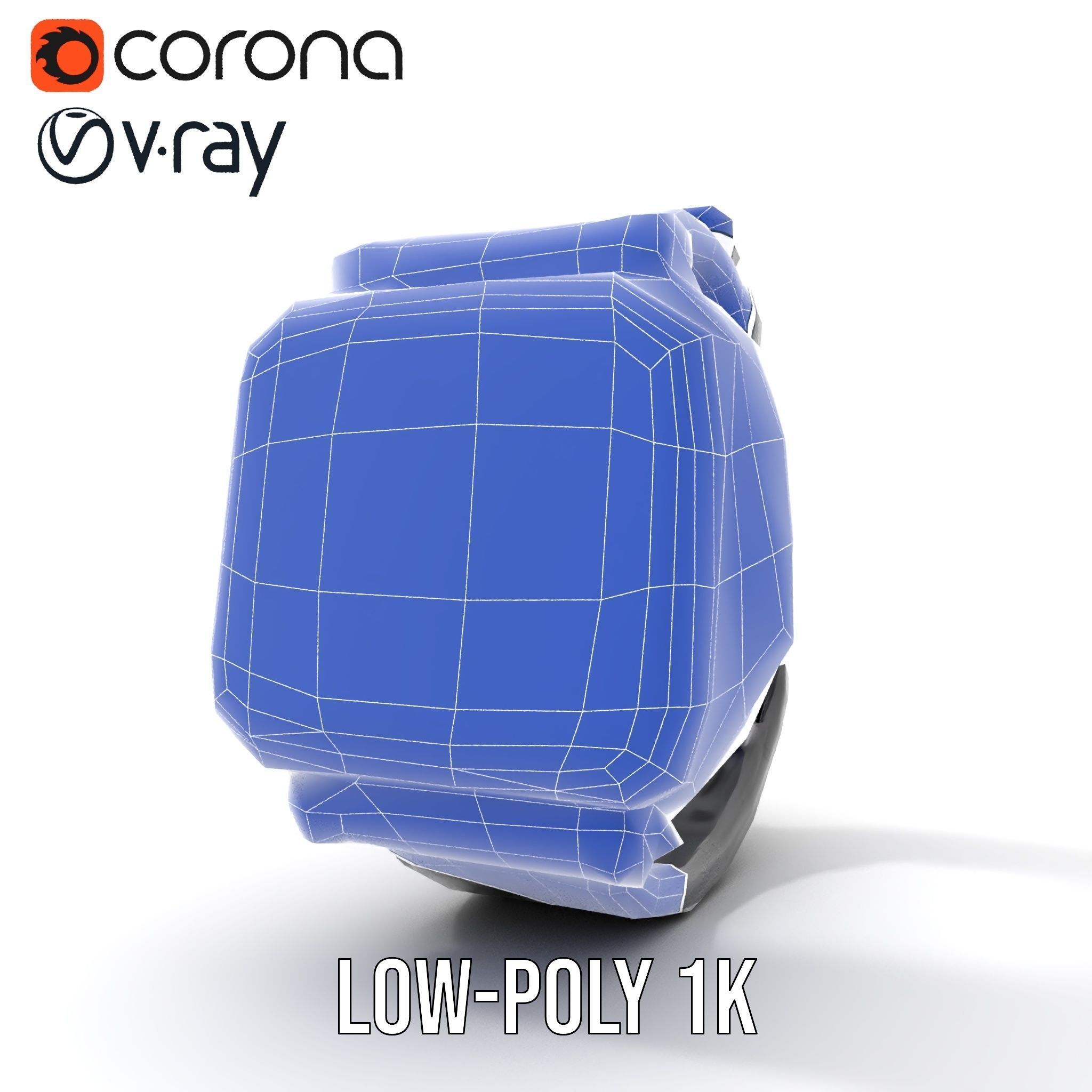 Advanced Digital Watch Model Pack Low-poly 3D model_26