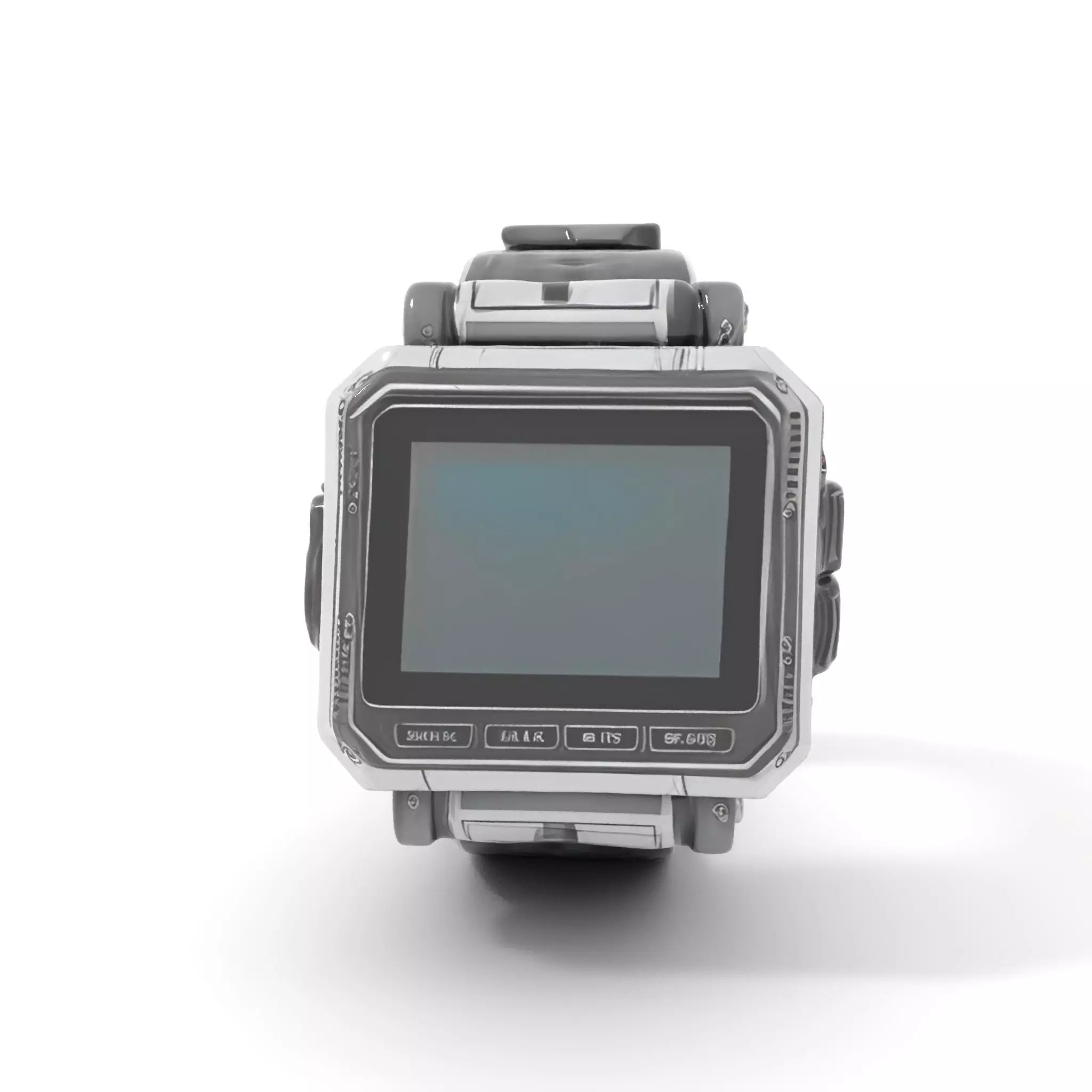 Advanced Digital Watch Model Pack Low-poly 3D model_0