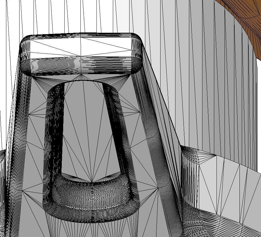 Set of custom wheels Forgeline RS6 20inch for scale model 3D print model_17