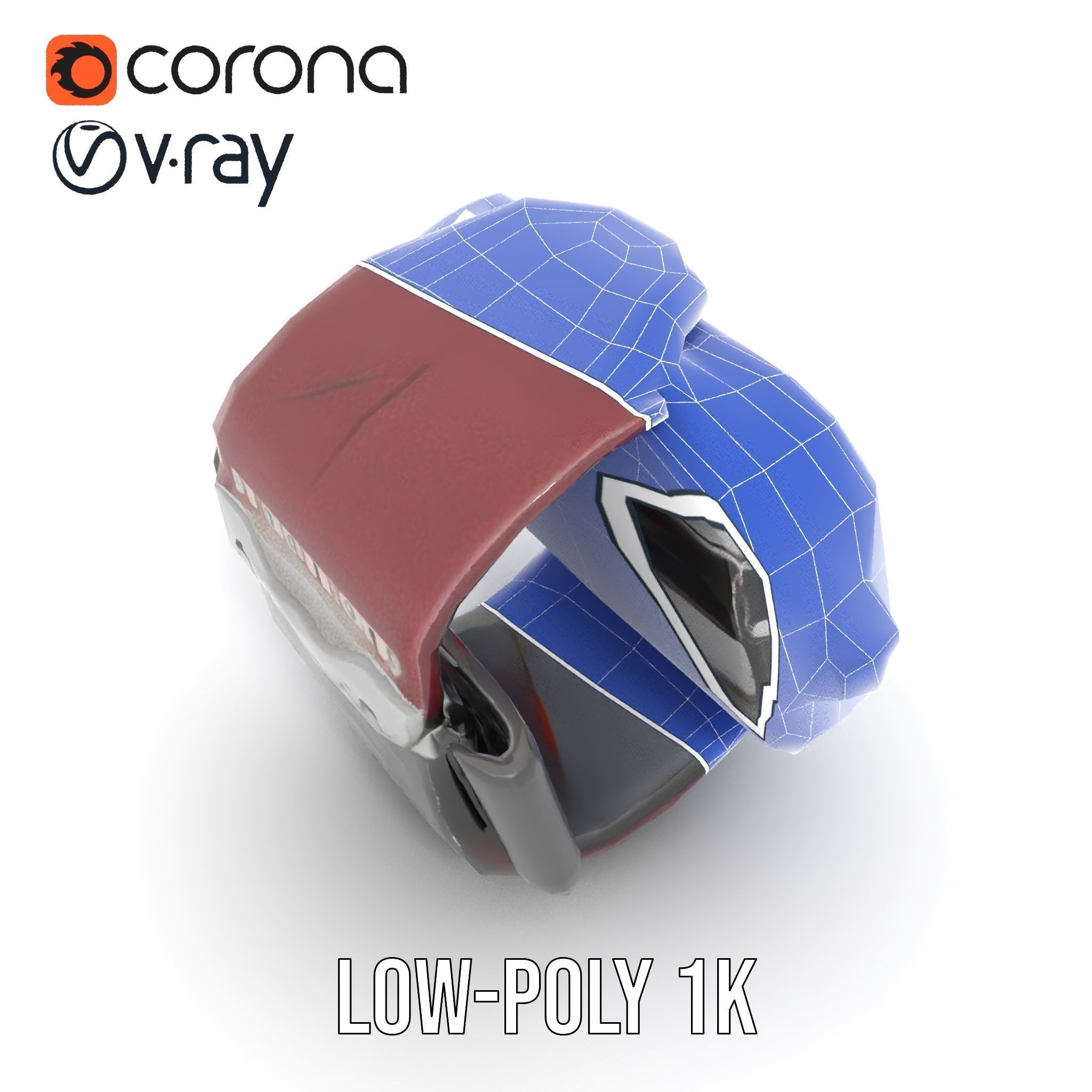 Futuristic Dive Computer Watch Model Pack Low-poly 3D model_32