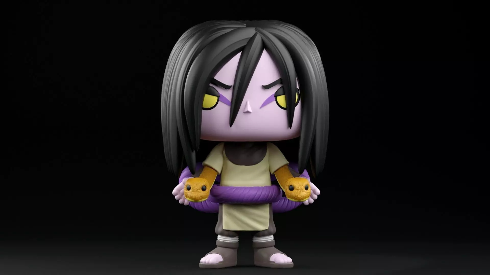 Orochimaru funko pop from Naruto 3D print model