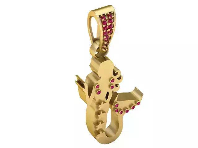 GAPARI GOLD PENDNAT 3D print model