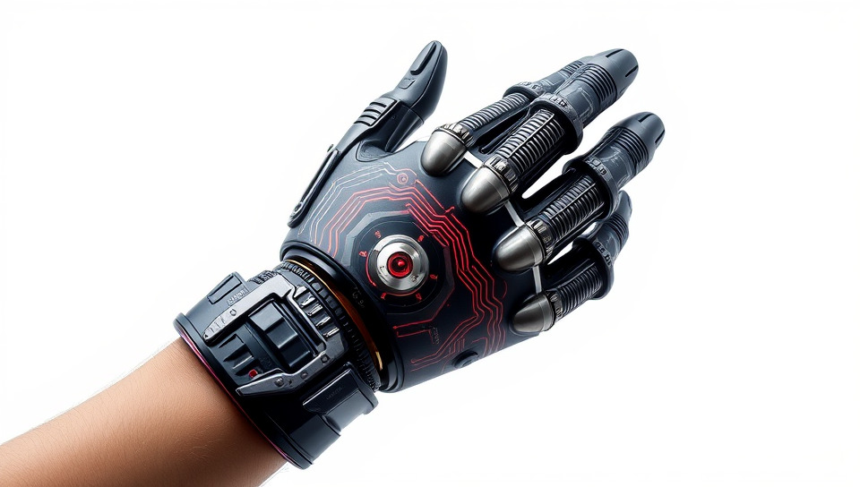 Futuristic Robotic Glove Model Pack with Advanced Design Low-poly 3D model_3