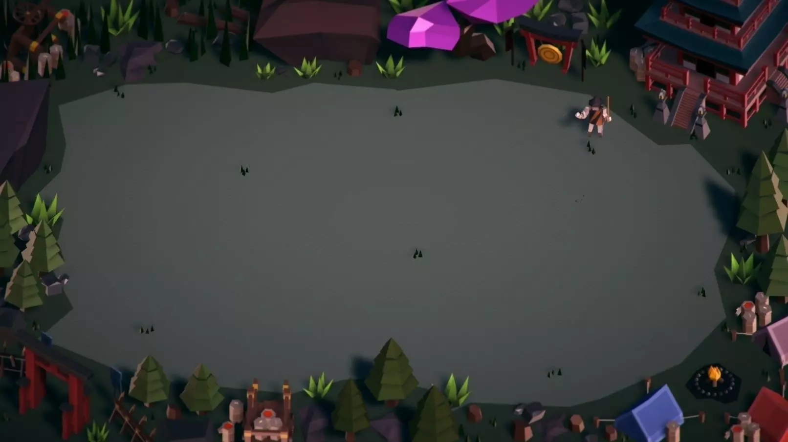 Traditional Japanese - Low Poly Asset Pack Low-poly 3D model_0