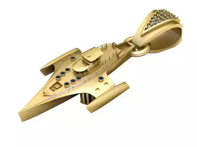 AIRCARSHTE GOLD PENDANT 