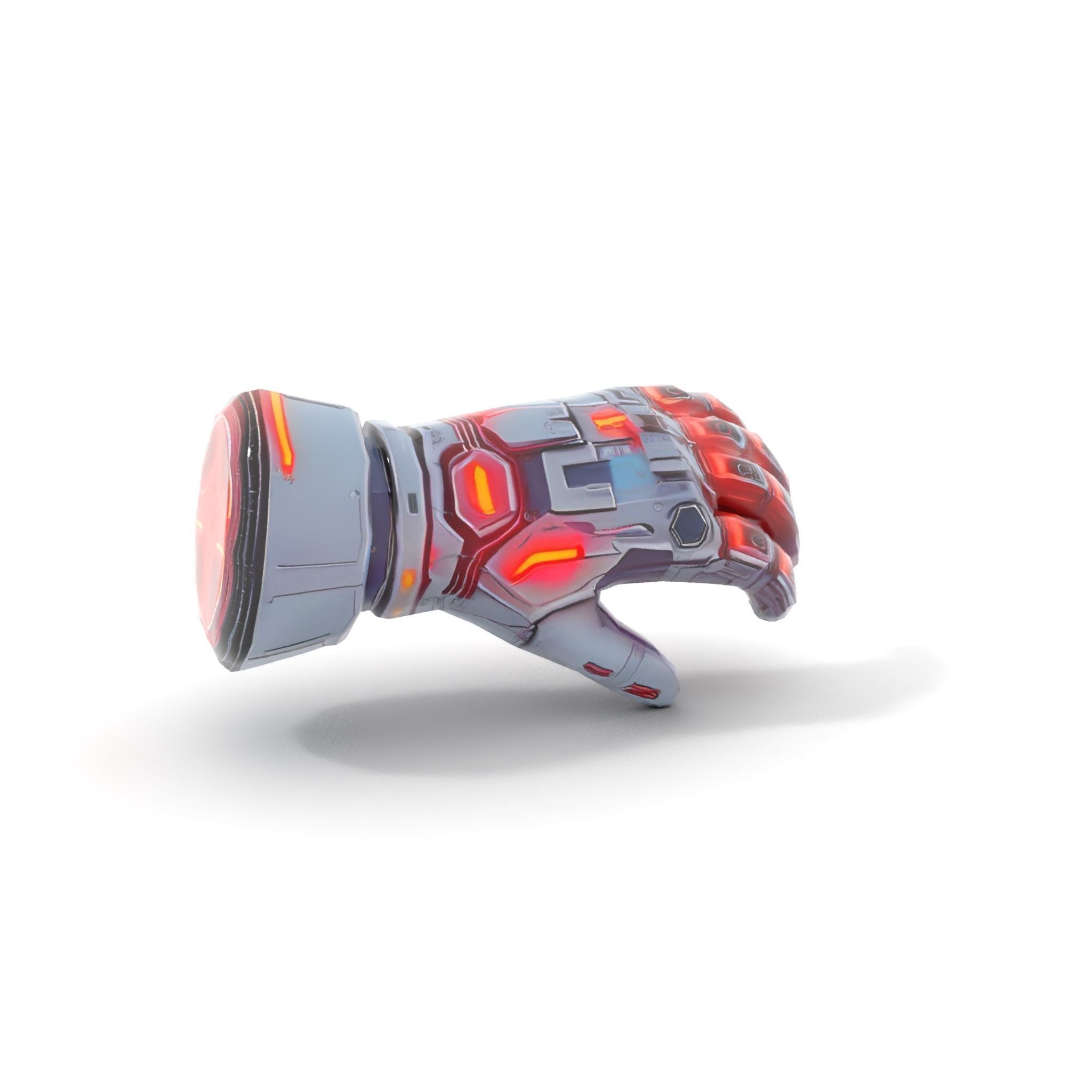 Futuristic Robotic Hand model pack Low-poly 3D model_23