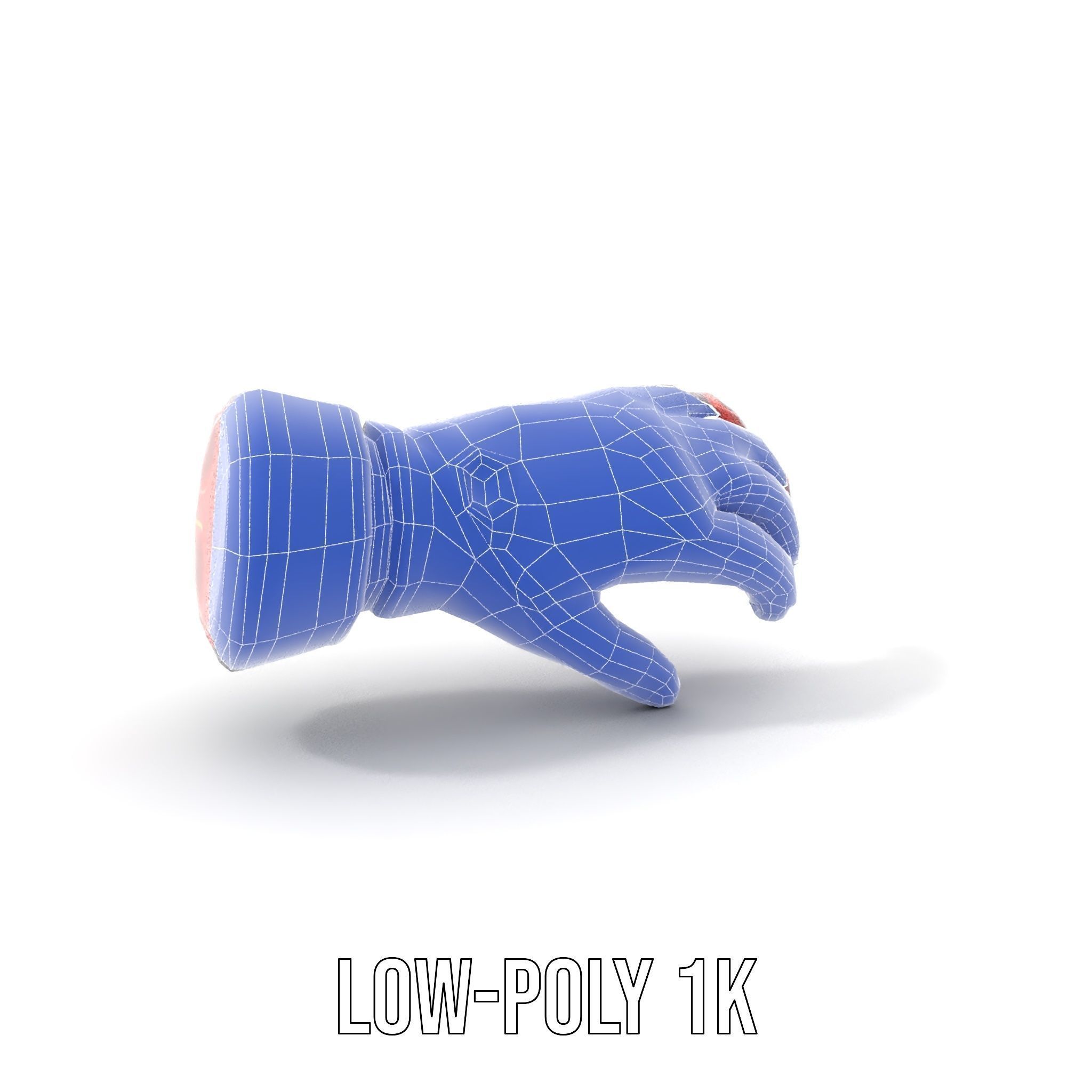 Futuristic Robotic Hand model pack Low-poly 3D model_20