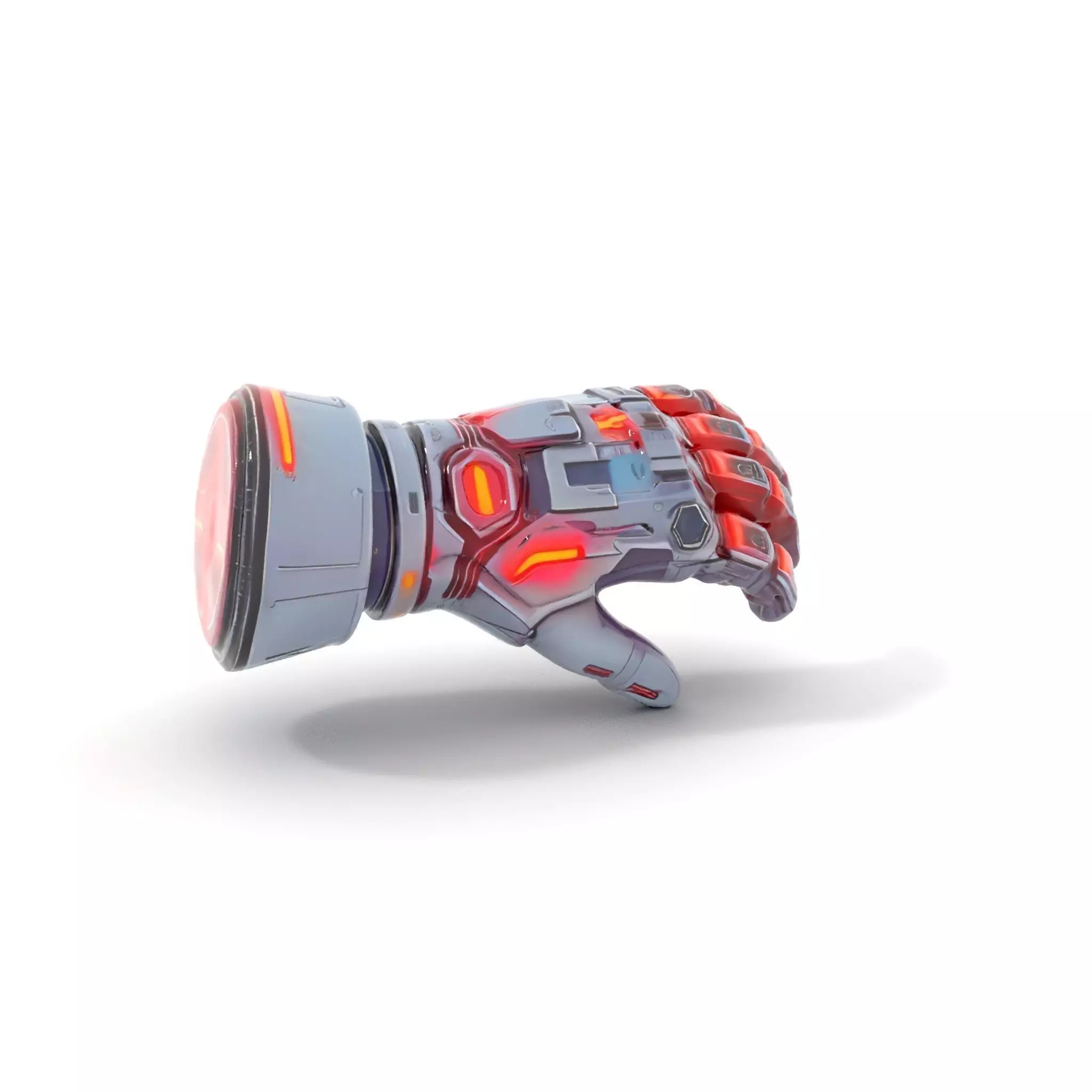 Futuristic Robotic Hand model pack Low-poly 3D model_0
