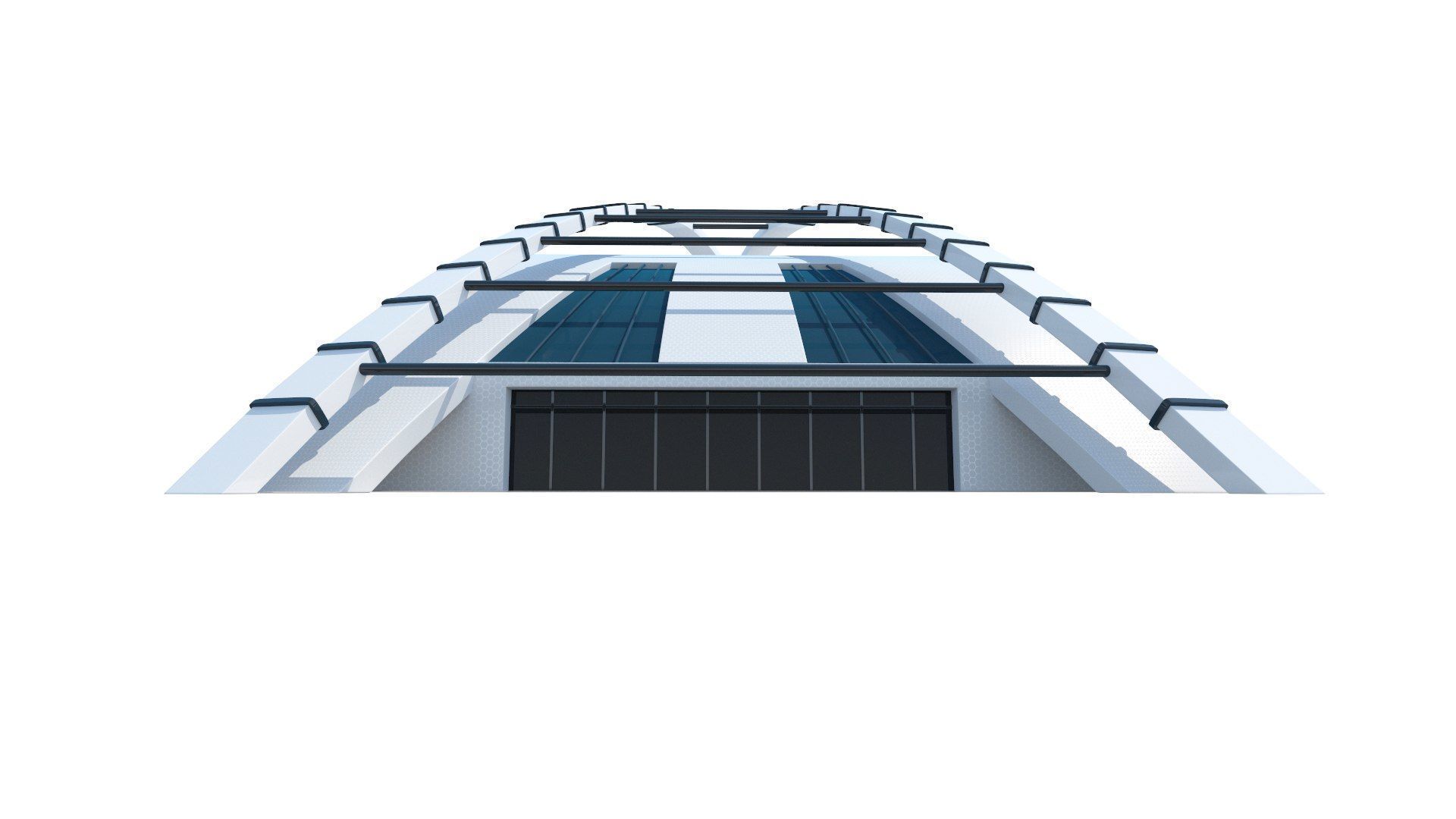 Electric Vehicle Charging Low-poly 3D model_4