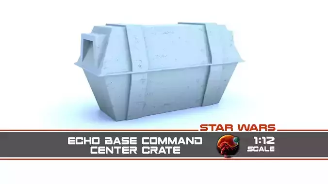 Echo Base Command Center Crate 1-12 scale Blackseries  Free 3D print model