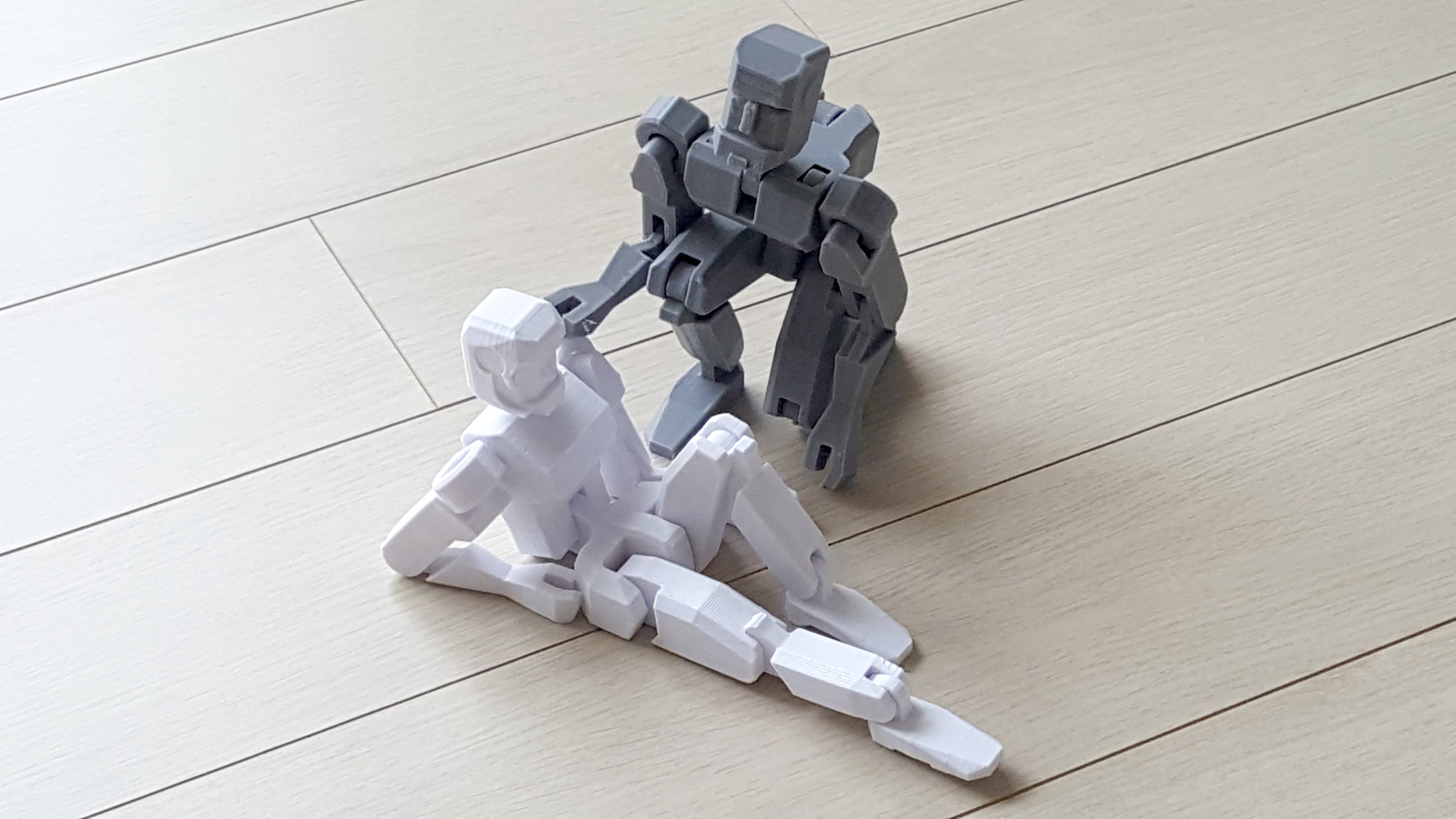 Figuer Elegant Man  Woman Duo 3D print model_8