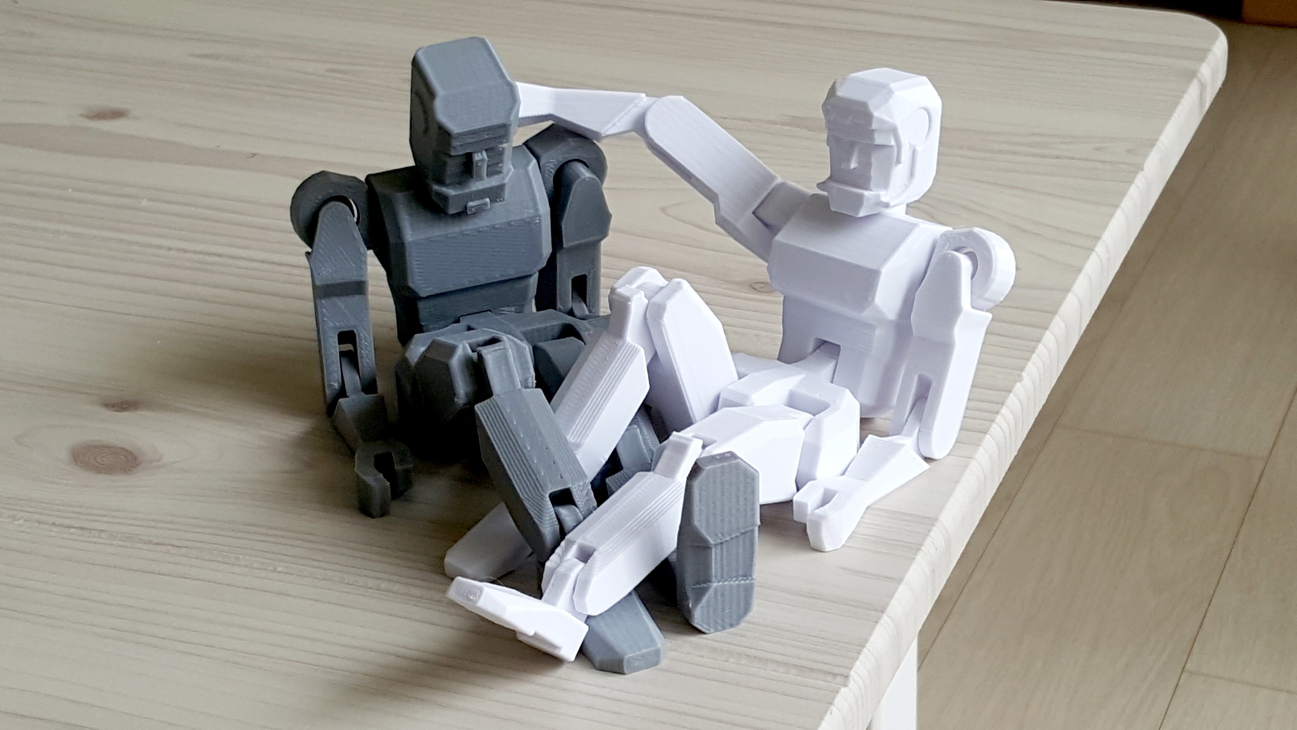 Figuer Elegant Man  Woman Duo 3D print model_2