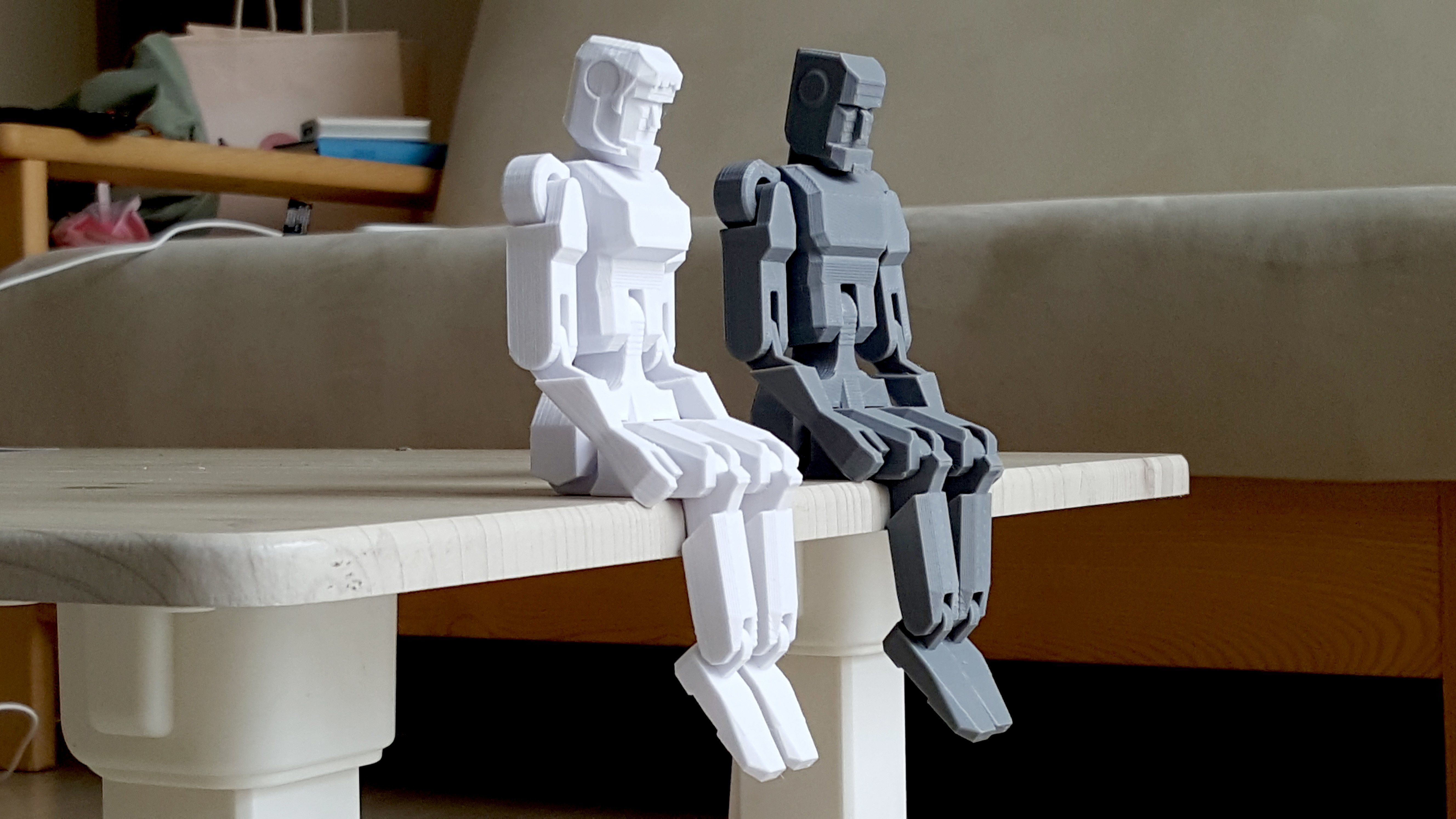 Figuer Elegant Man  Woman Duo 3D print model_1