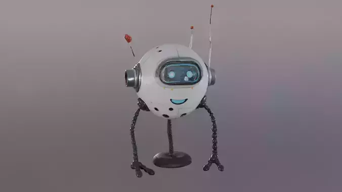 Galactic Explorer Bot 3D model Galactic Explorer Bot 3D model