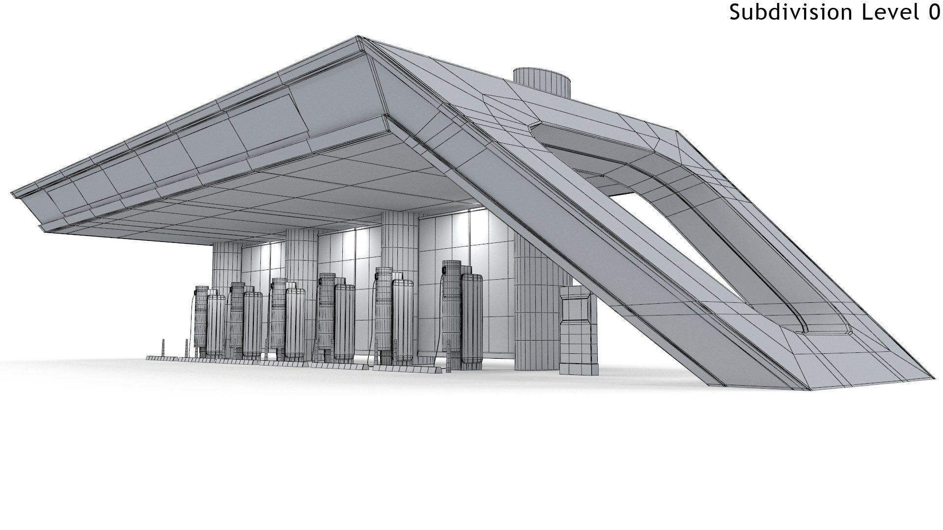 Electric Vehicle Charging 3D Model Collection_13