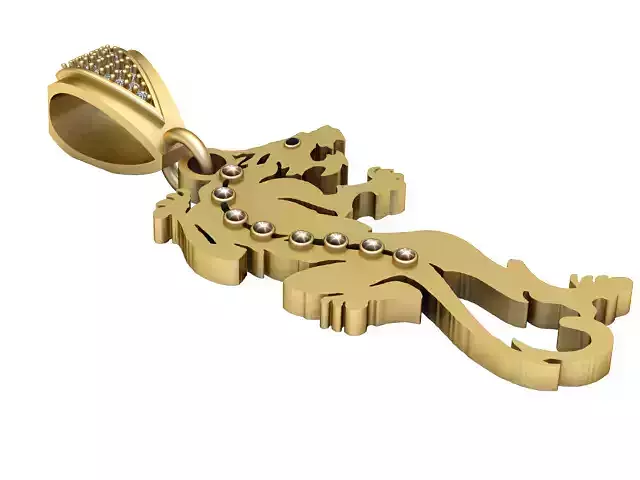 DAINASURE GOLD PENDANT 