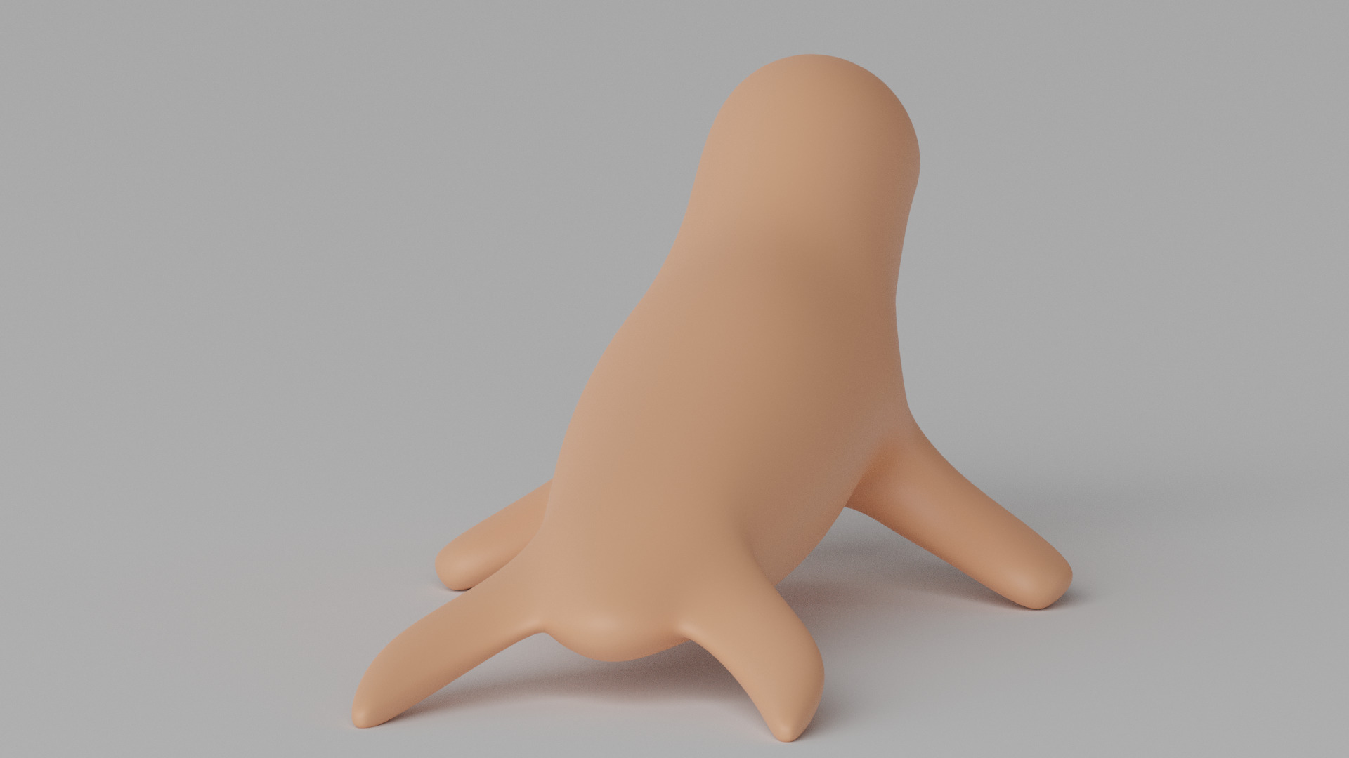 Cartoon Cute Seal 3D model_5