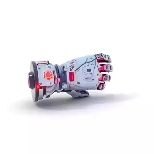 Futuristic Robotic Hand Model Pack