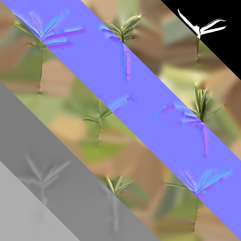 Anydrafts Sasa fortunei Atlas 01 Texture_8