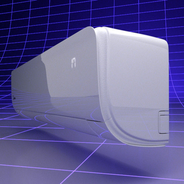 Air conditioning 3D model_5