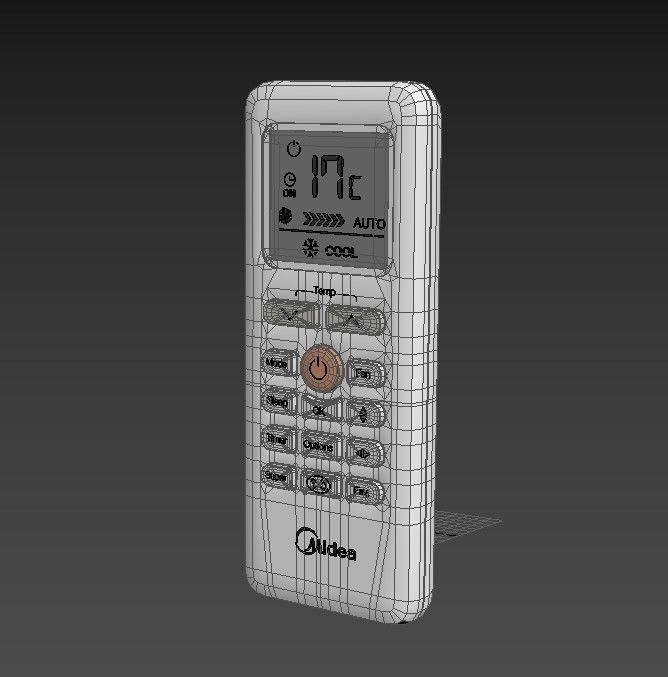 Air conditioning 3D model_4