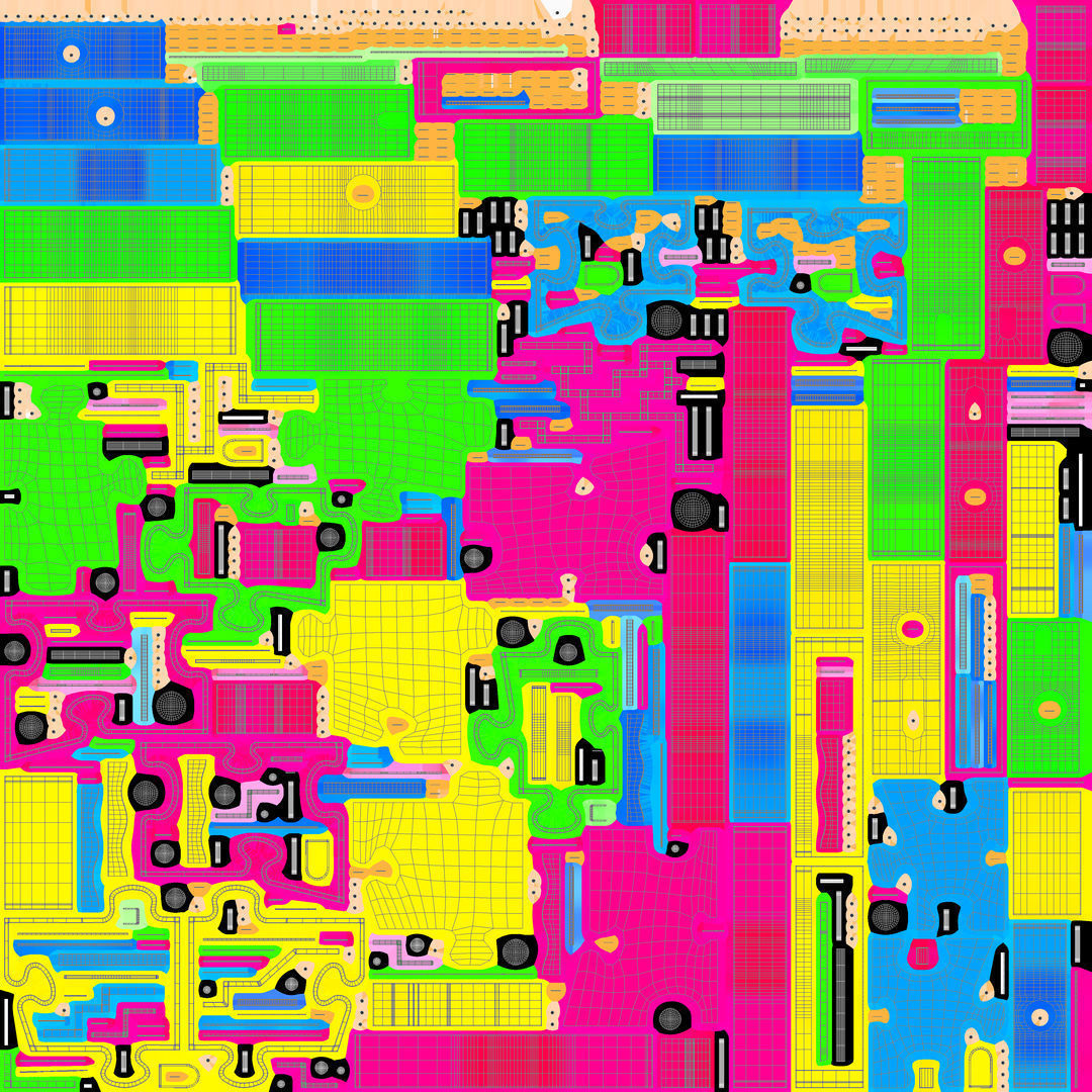 Playground Low-poly 3D model_11