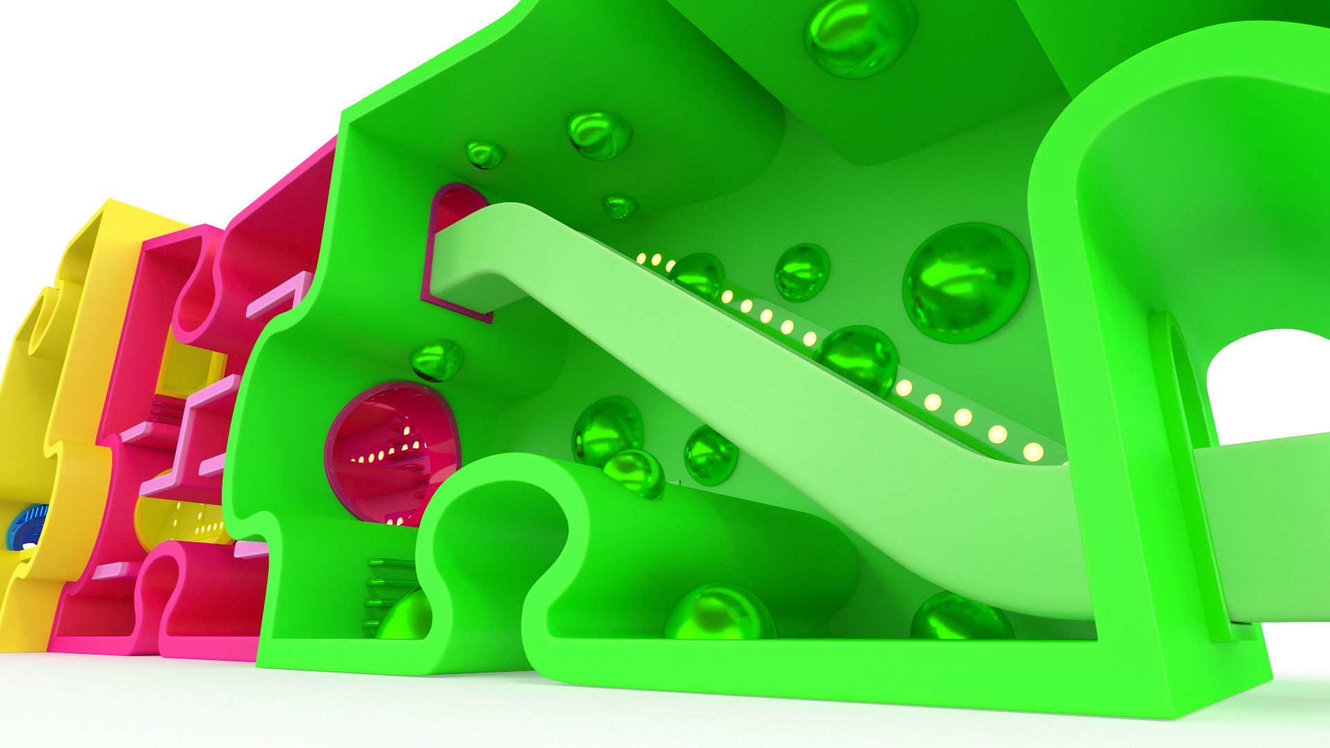 Playground Low-poly 3D model_5