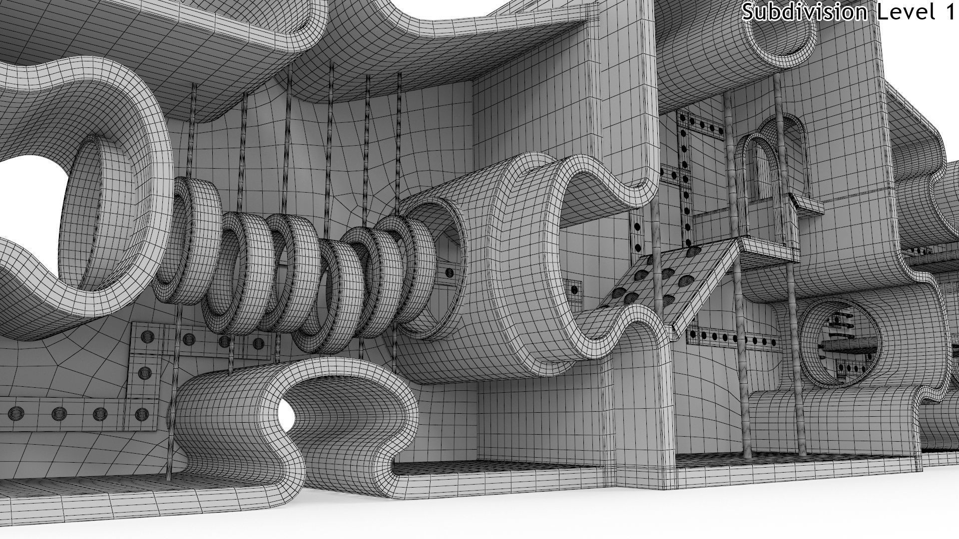 Playground Low-poly 3D model_10