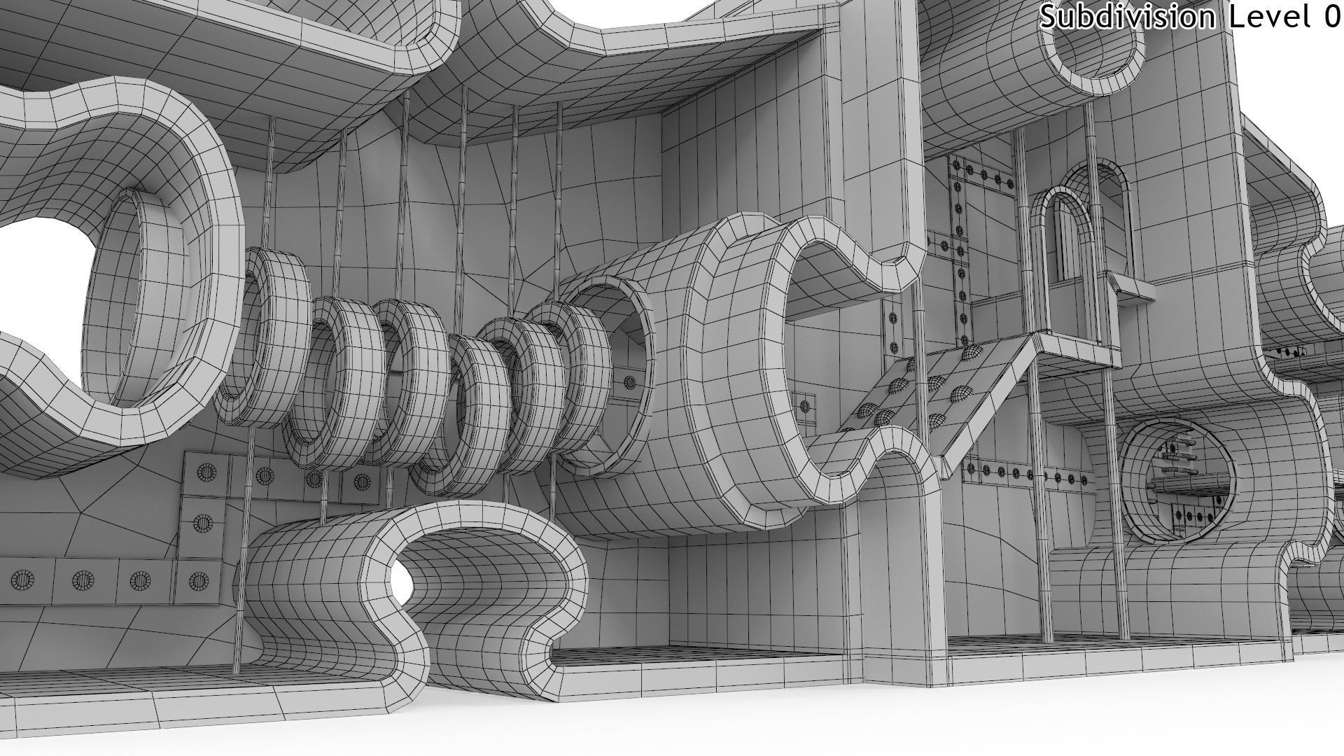 Playground Low-poly 3D model_9