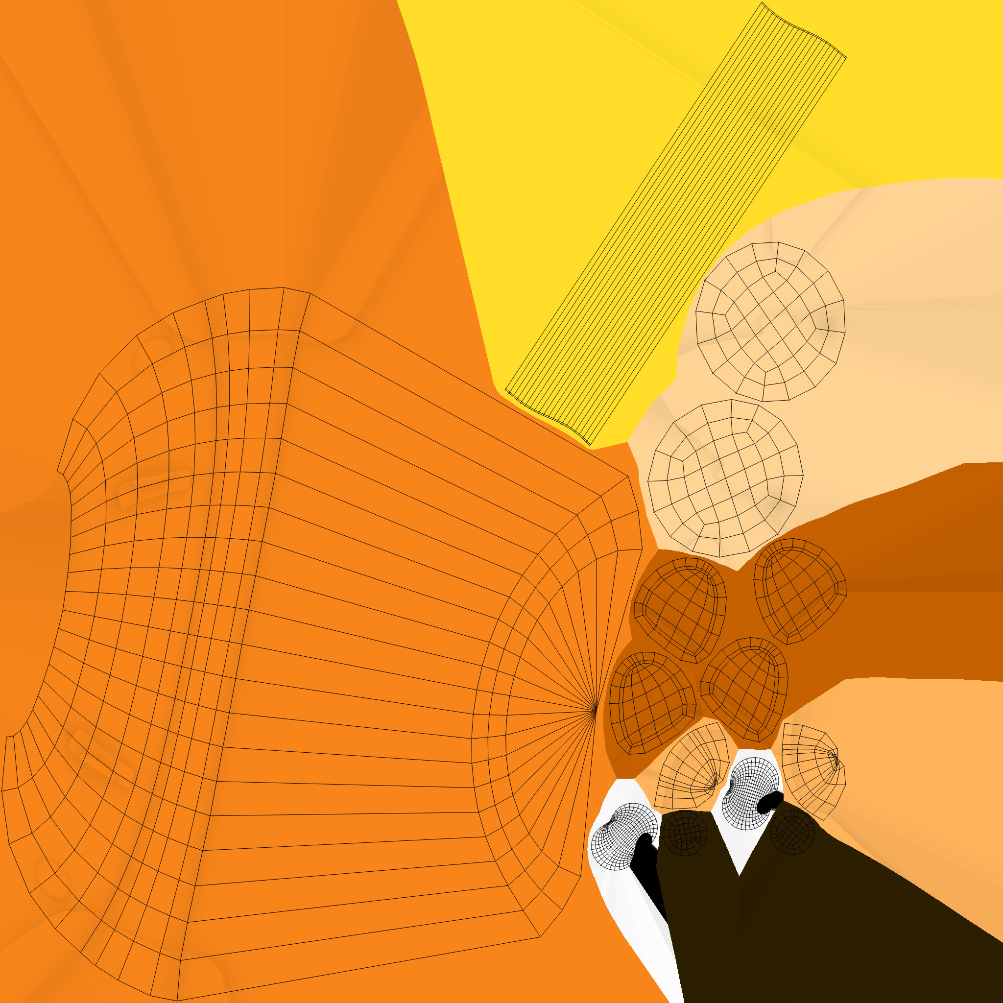 Fox with Bubble Tea Pack 03 Low-poly 3D model_7