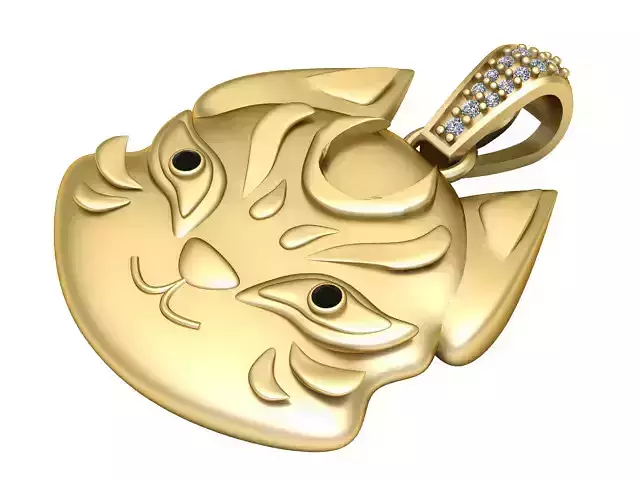CAT FACES PENDANT 