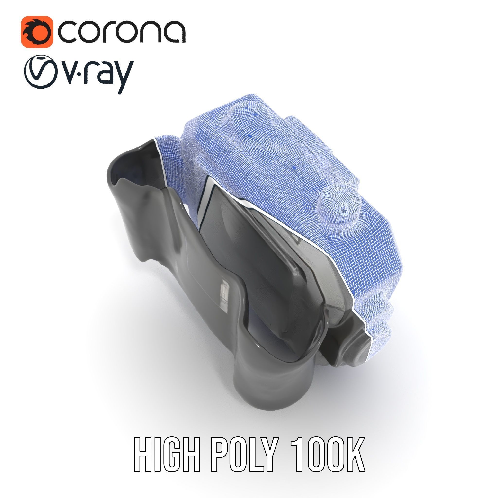 Rugged Digital Camera Model Pack Low-poly 3D model_30